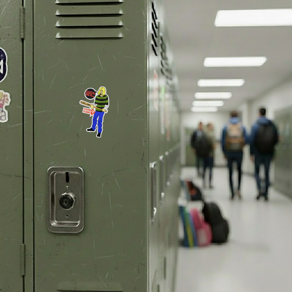 Heart-Shaped Bat? ✦ B-Side Label Sticker