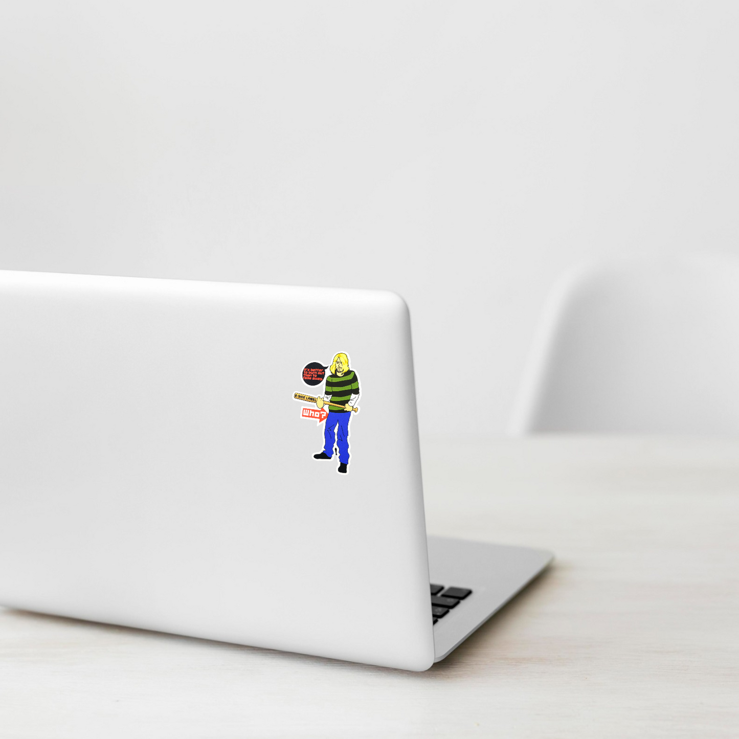 Heart-Shaped Bat? ✦ B-Side Label Sticker