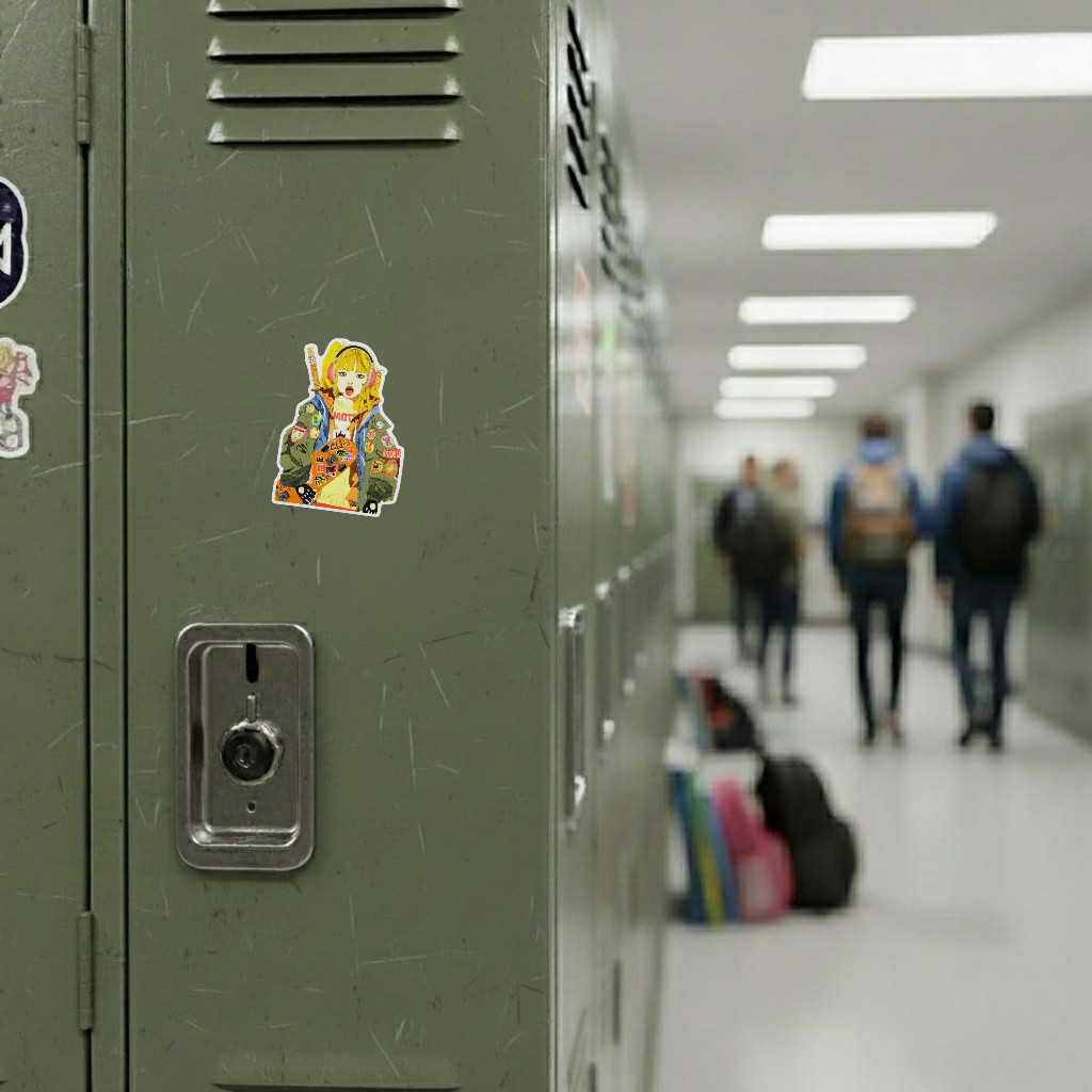 Tokyo Skate Girlie ✦ B-Side Label Sticker