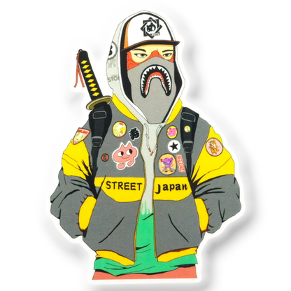 Street Fashion Samurai ✦ B-Side Label Sticker