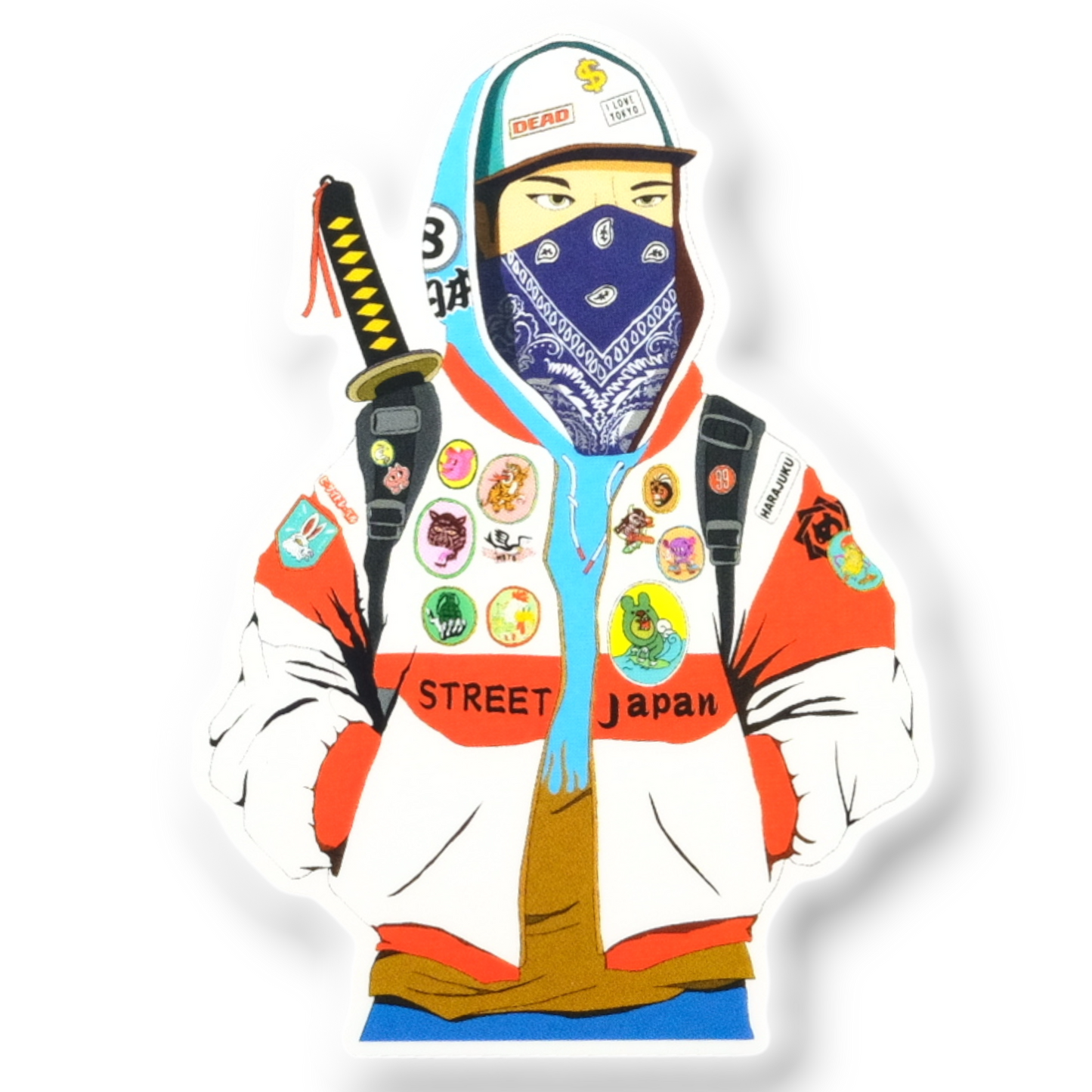 Street Fashion Bandito ✦ B-Side Label Sticker