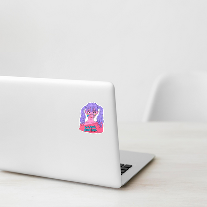 Sticker-Face Girlie ✦ B-Side Label Sticker