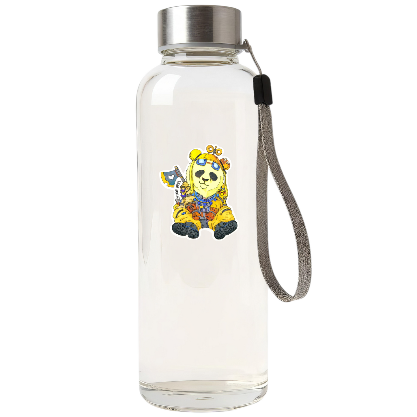 Steampunk Panda ✦ B-Side Label Sticker