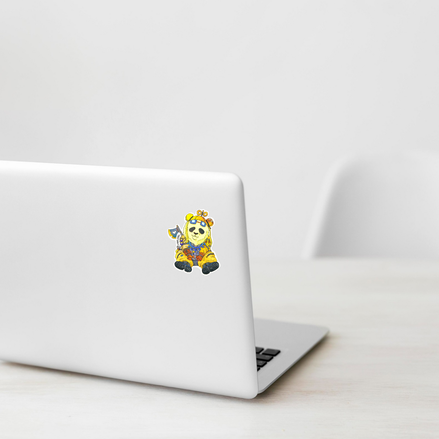 Steampunk Panda ✦ B-Side Label Sticker