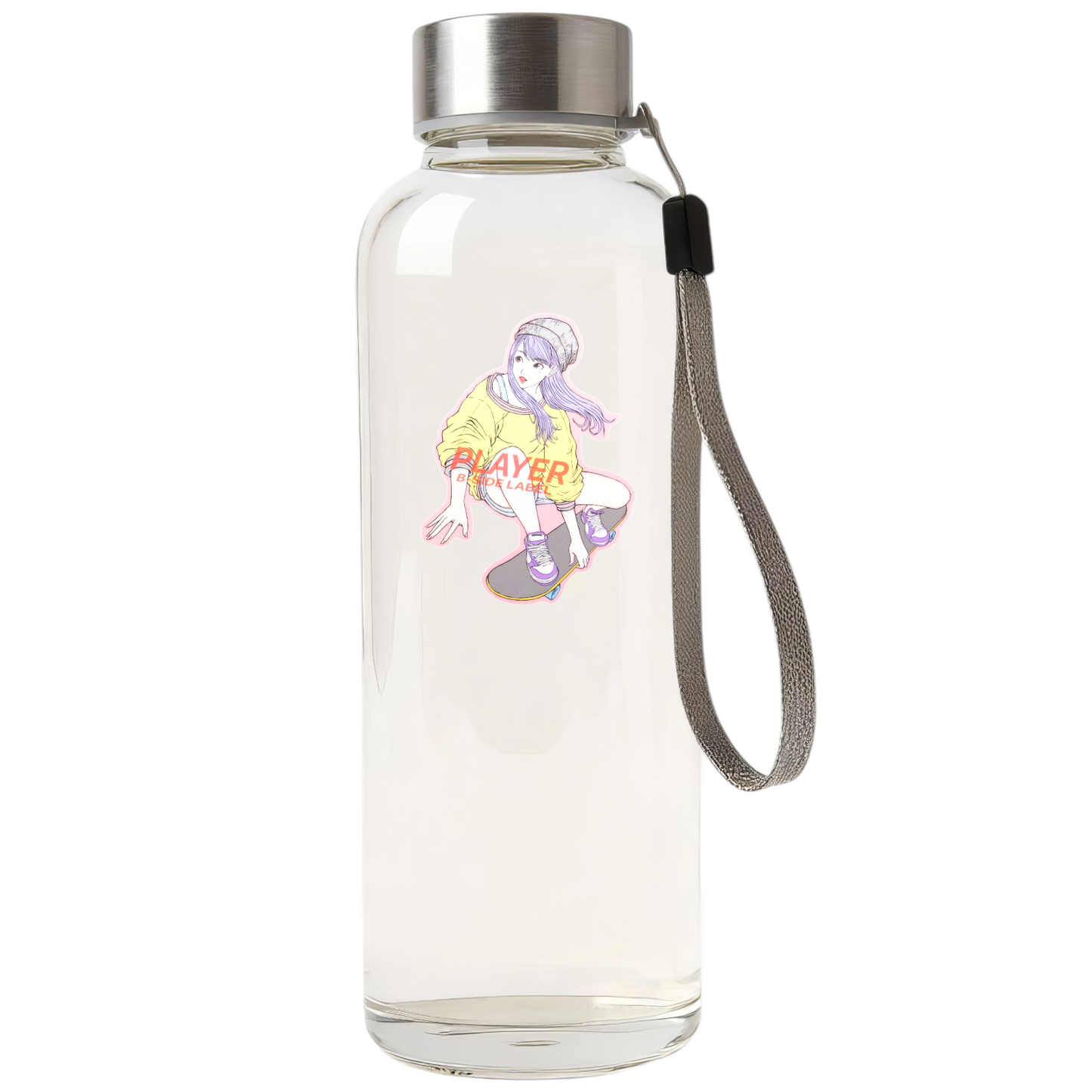 Stylish Skater Girlie ✦ B-Side Label Sticker