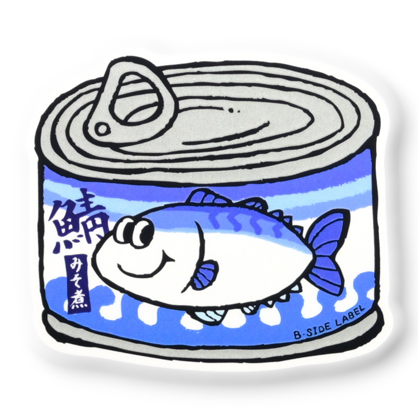 Canned Miso Mackerel ✦ B-Side Label Sticker