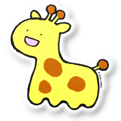 Adorable Happy Giraffe ✦ B-Side Label Sticker