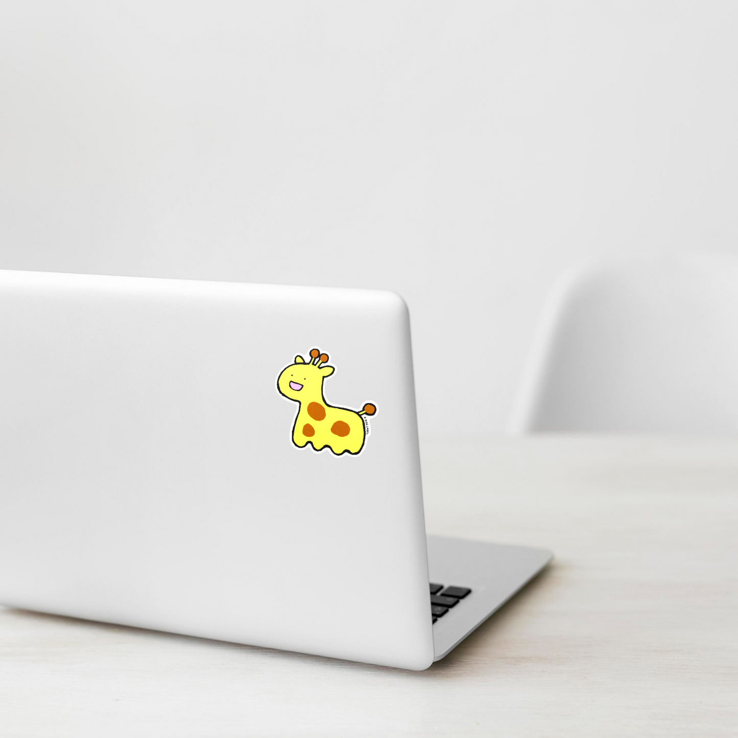 Adorable Happy Giraffe ✦ B-Side Label Sticker