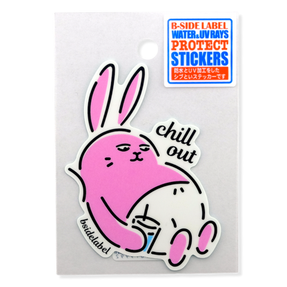 Chill Out Bunny ✦ B-Side Label Sticker