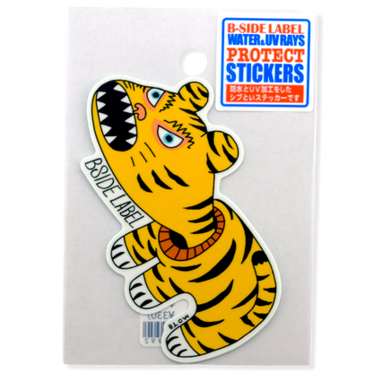 Quirky Cute Tiger ✦ B-Side Label Sticker