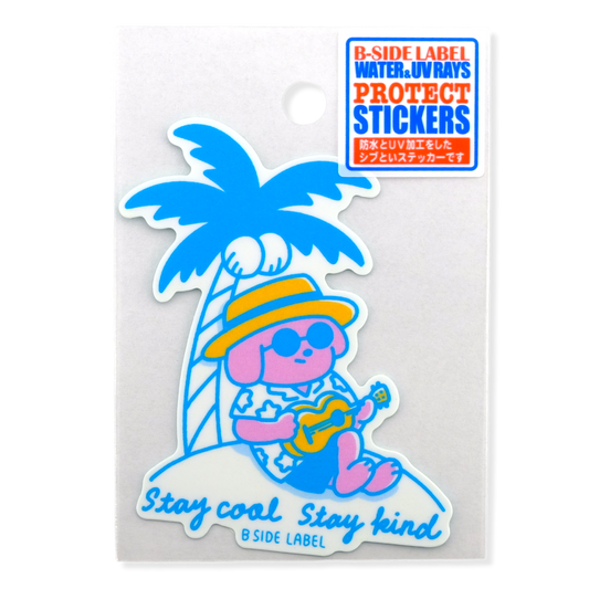 Stay Cool Stay Kind Pup ✦ B-Side Label Sticker