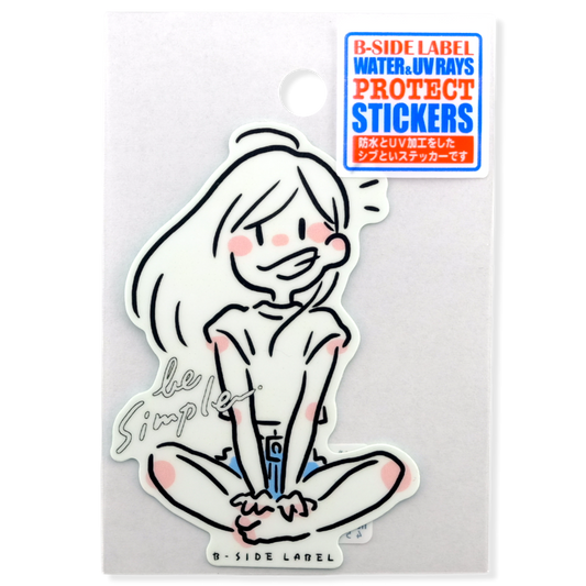 Simple Girlie ✦ B-Side Label Sticker