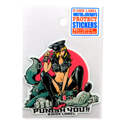 Bad Cop Girlie ✦ B-Side Label Sticker