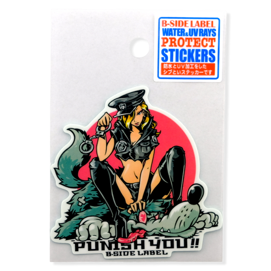 Bad Cop Girlie ✦ B-Side Label Sticker
