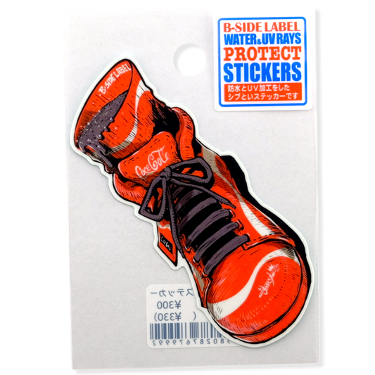 Red Drip Sneaker ✦ B-Side Label Sticker