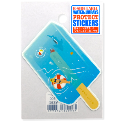 Summer Popsicle Pool ✦ B-Side Label Sticker