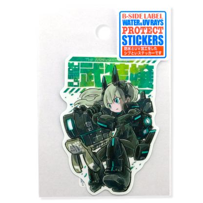 Mecha Girlie ✦ B-Side Label Sticker