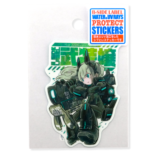 Mecha Girlie ✦ B-Side Label Sticker