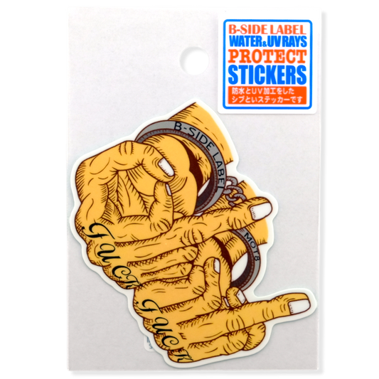 Rebel Hands, Fingers, and Cuffs ✦ B-Side Label Sticker
