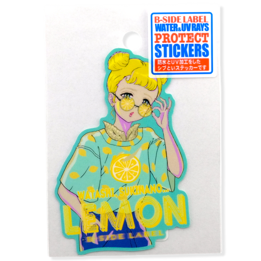 Lemon Girlie ✦ B-Side Label Sticker