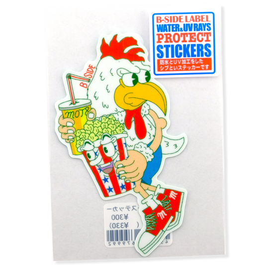 Cool Chicken & Popcorn ✦ B-Side Label Sticker