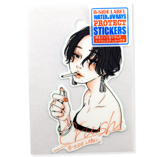 Cool Crush Girlie ✦ B-Side Label Sticker