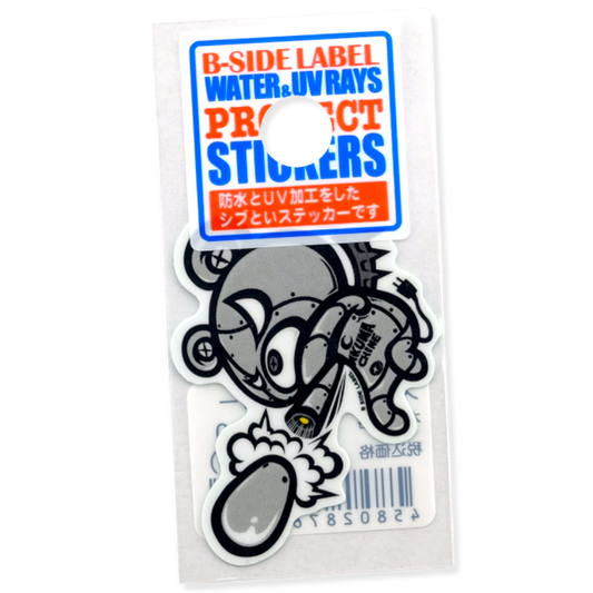 Mecha Kuma Grey ✦ B-Side Label Sticker