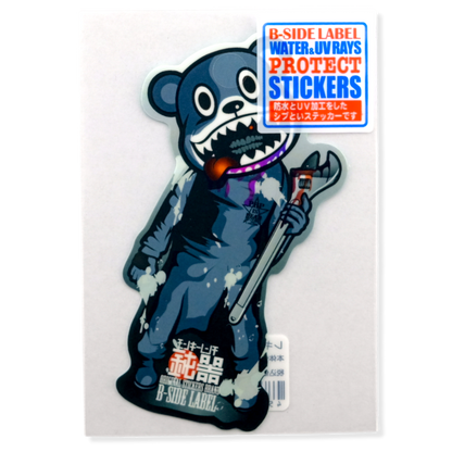 Creepy Mascot Wrench ✦ B-Side Label Sticker