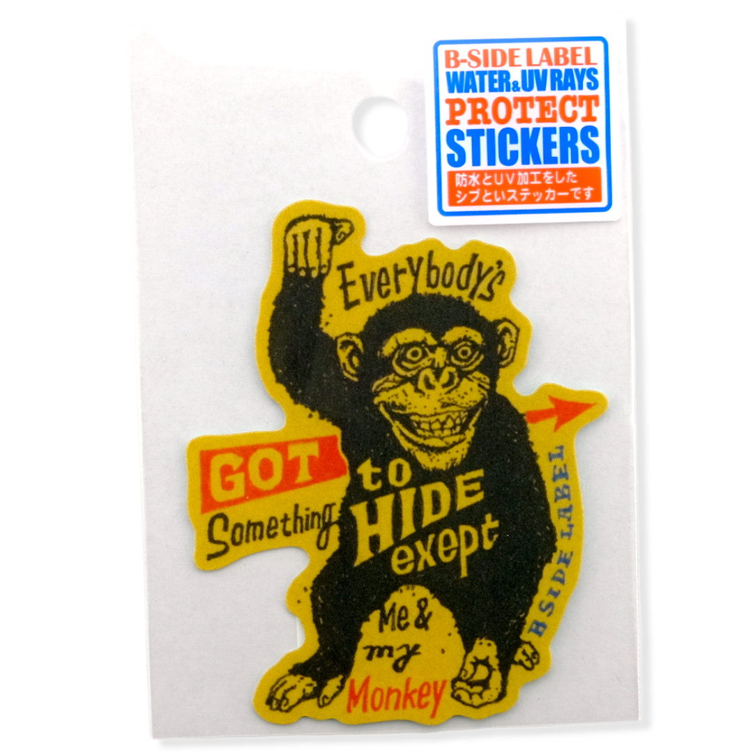 Untamed Monkey ✦ B-Side Label Sticker
