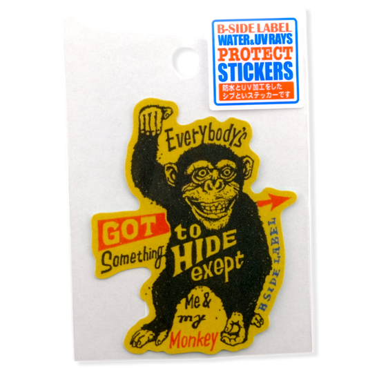 Untamed Monkey ✦ B-Side Label Sticker
