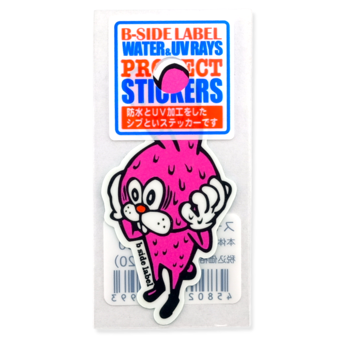 Pink Panic Bunny ✦ B-Side Label Sticker