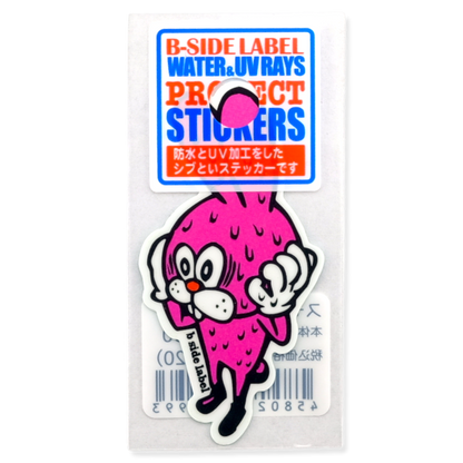 Pink Panic Bunny ✦ B-Side Label Sticker
