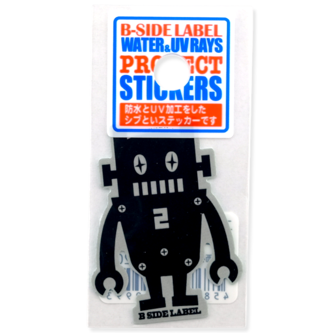 Retro Robot No. 2 ✦ B-Side Label Sticker