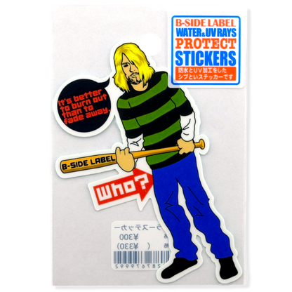 Heart-Shaped Bat? ✦ B-Side Label Sticker