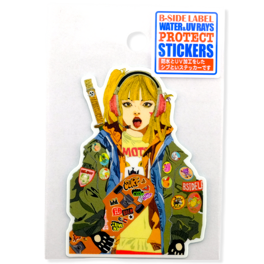 Tokyo Skate Girlie ✦ B-Side Label Sticker