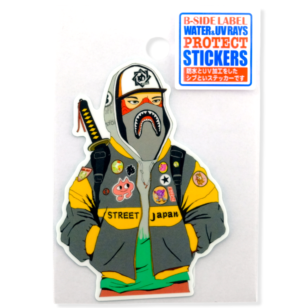 Street Fashion Samurai ✦ B-Side Label Sticker