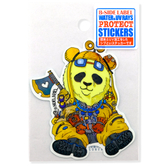 Steampunk Panda ✦ B-Side Label Sticker