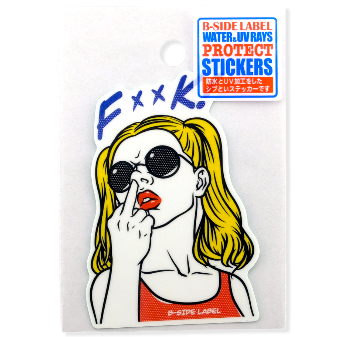 F✶✶K! (French Toast) ✦ B-Side Label Sticker