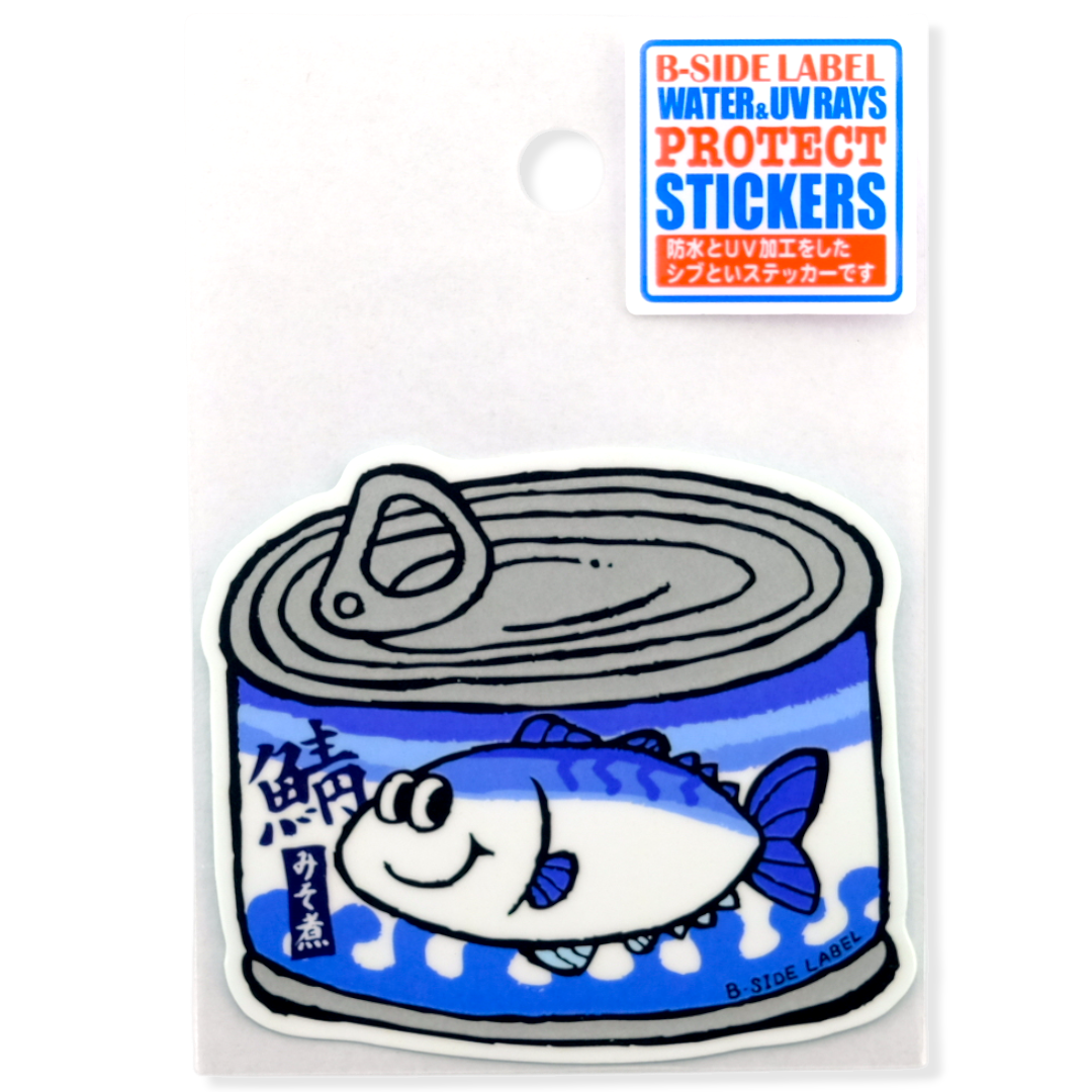 Canned Miso Mackerel ✦ B-Side Label Sticker