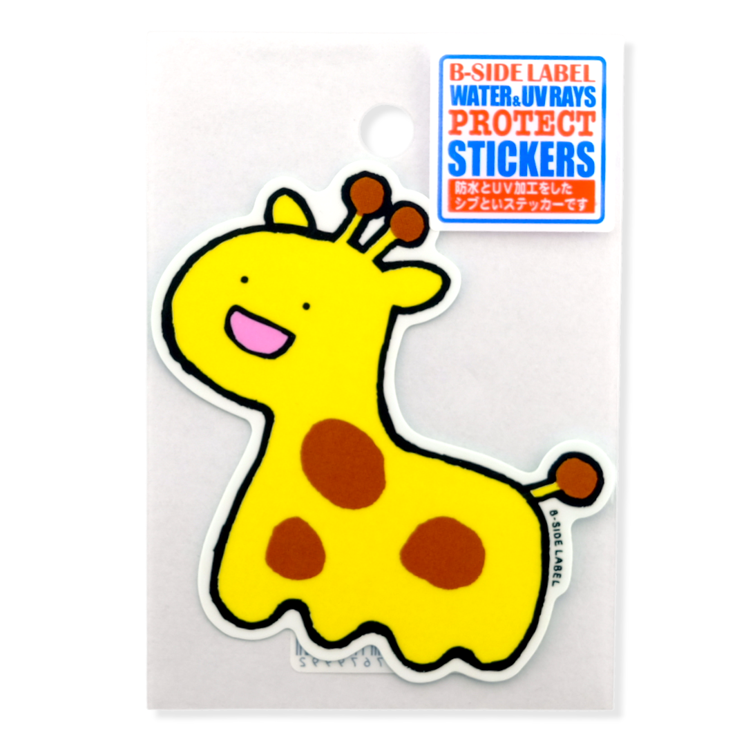 Adorable Happy Giraffe ✦ B-Side Label Sticker