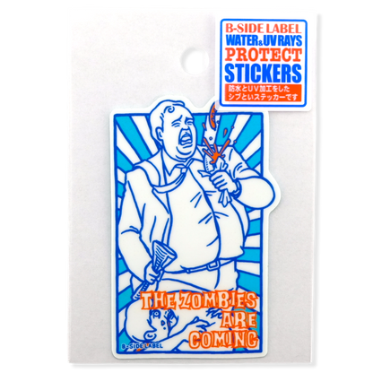 Zombies Attack - Man ✦ B-Side Label Sticker