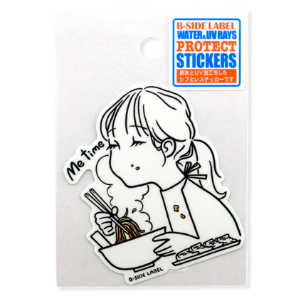 Me Time Girlie ✦ B-Side Label Sticker