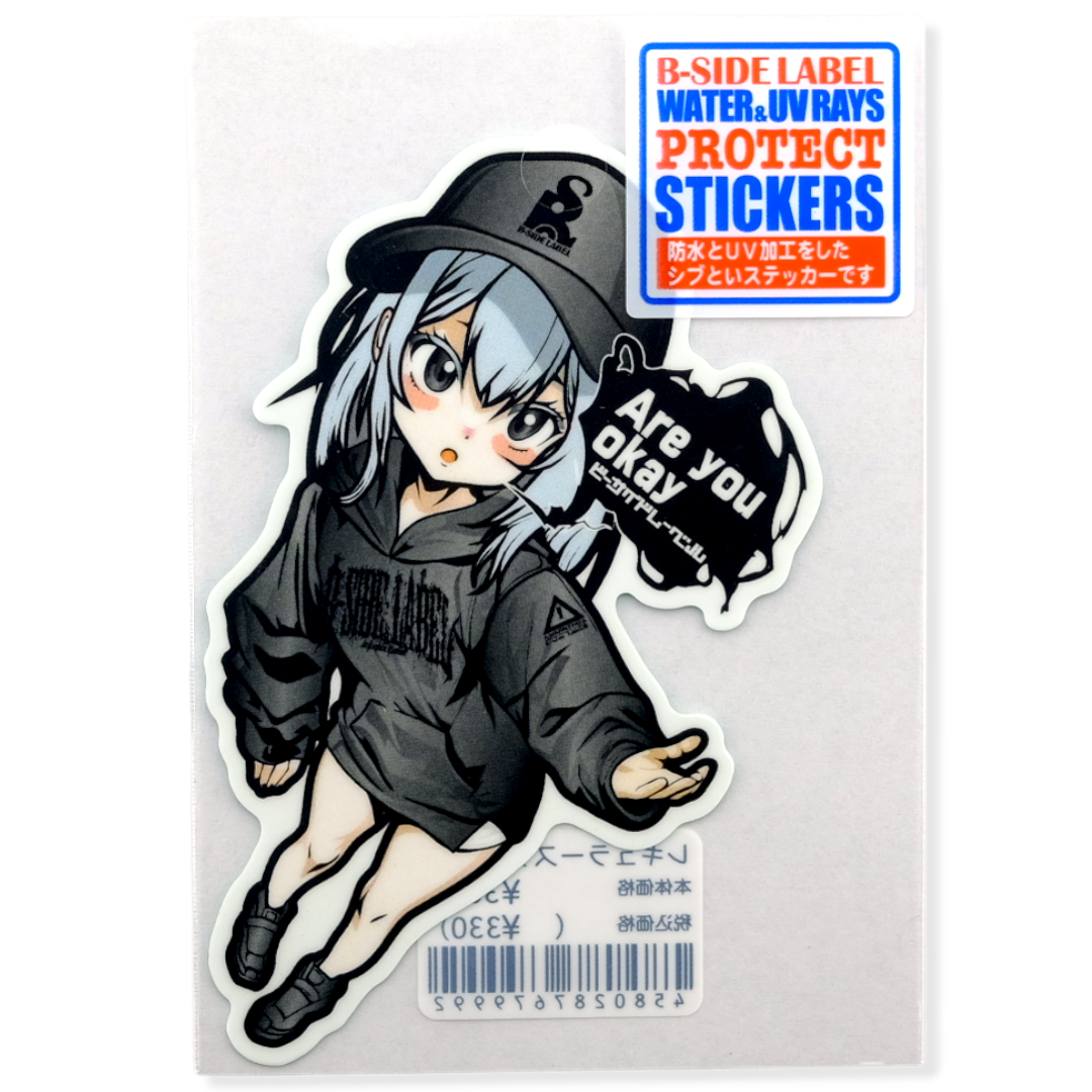 Wellness-Check Girlie ✦ B-Side Label Sticker