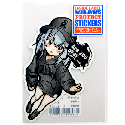 Wellness-Check Girlie ✦ B-Side Label Sticker