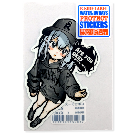 Wellness-Check Girlie ✦ B-Side Label Sticker