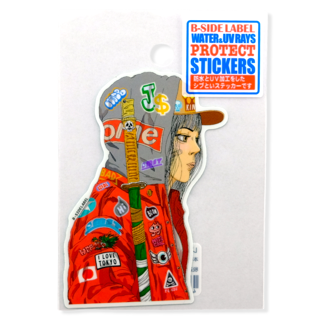Tokyo Street Samurai ✦ B-Side Label Sticker