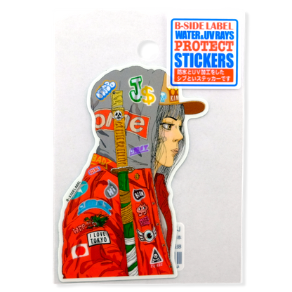 Tokyo Street Samurai ✦ B-Side Label Sticker