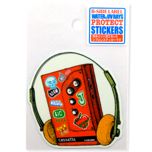 ’80s and ’90s Vibes ✦ B-Side Label Sticker