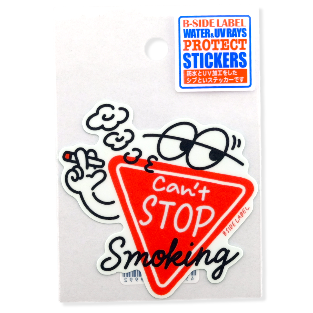 Can’t Stop Smoking? ✦ B-Side Label Sticker