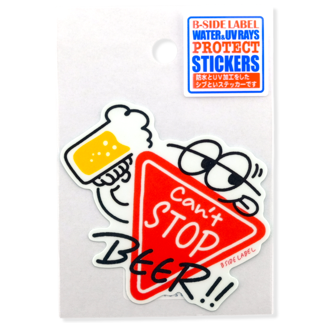 Can’t Stop Beer? ✦ B-Side Label Sticker
